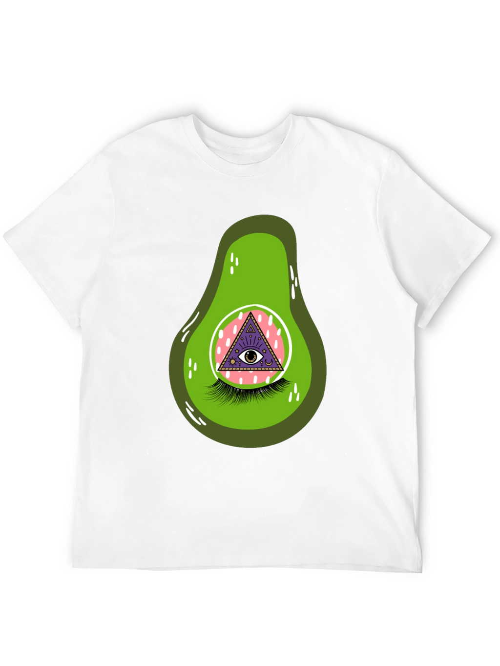 Avocado Eye Graphic T-Shirt - Unique & Fun