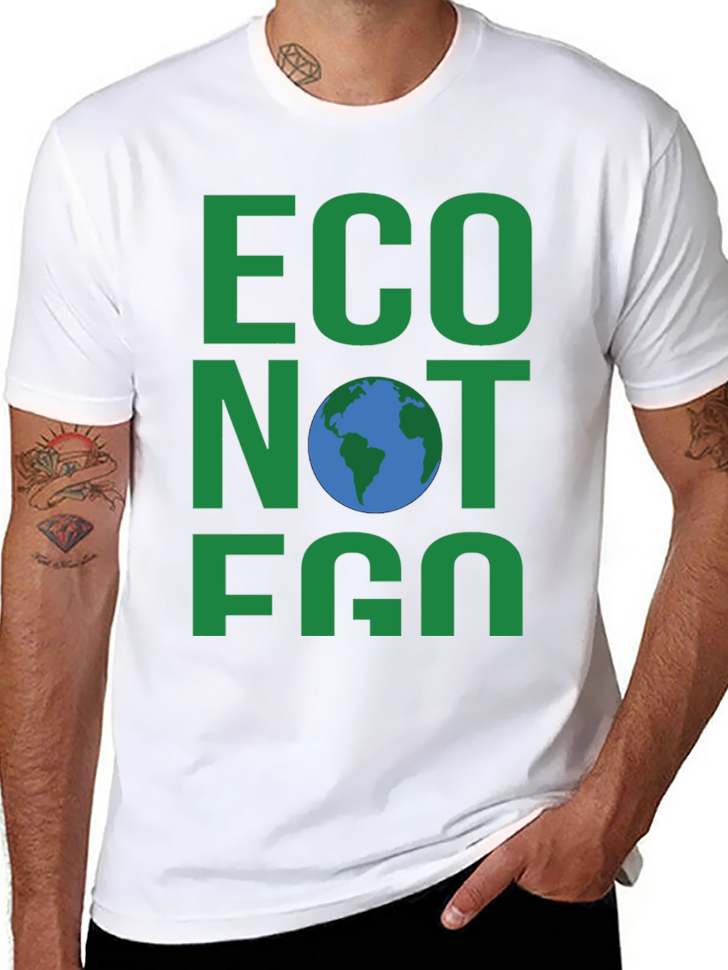 Eco Not Ego Earth T-Shirt