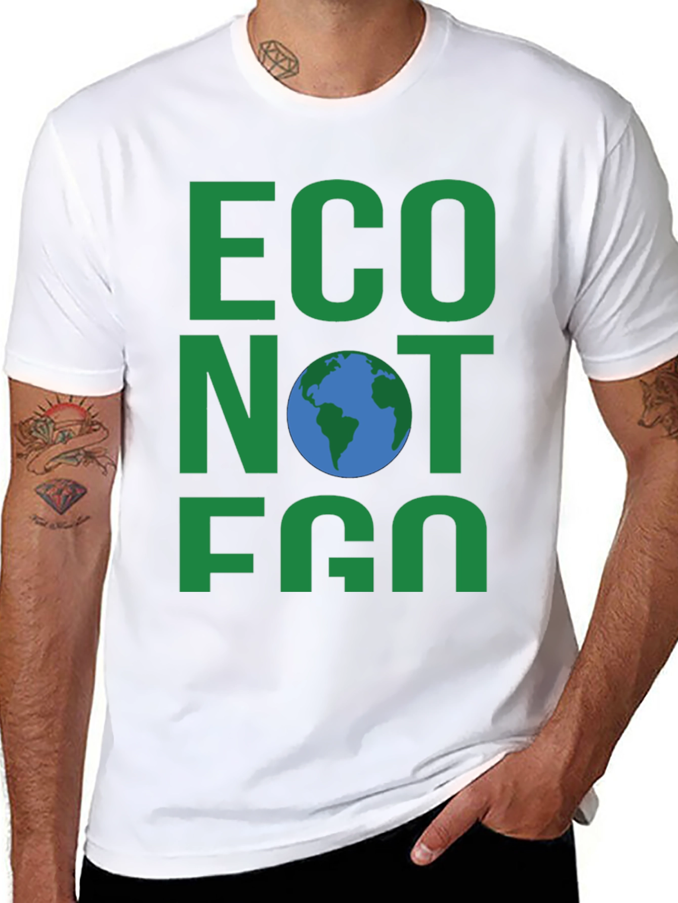 Eco Not Ego Earth T-Shirt