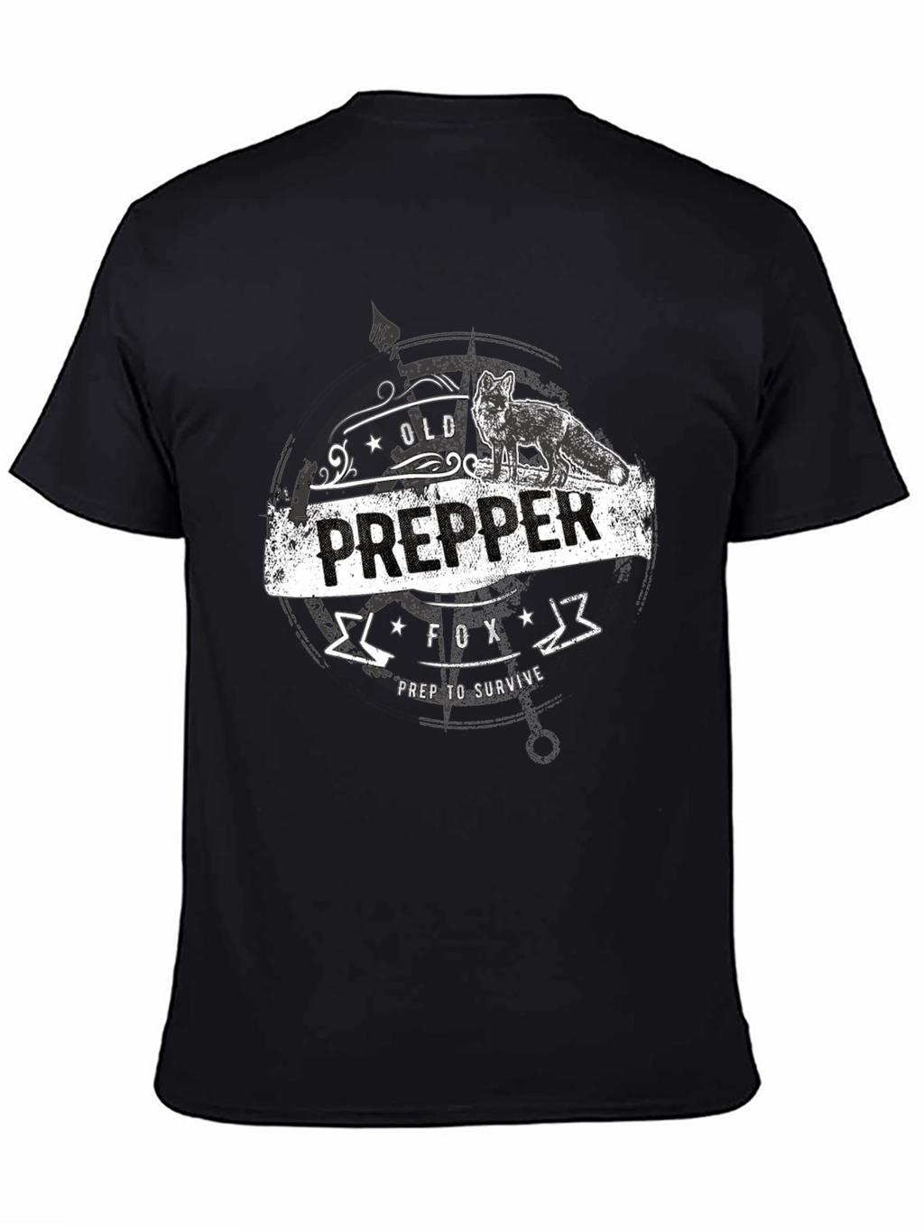 Old Prepper Fox T-Shirt Prep To Survive