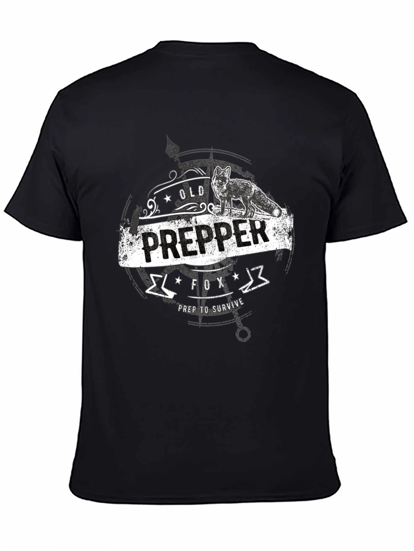 Old Prepper Fox T-Shirt Prep To Survive