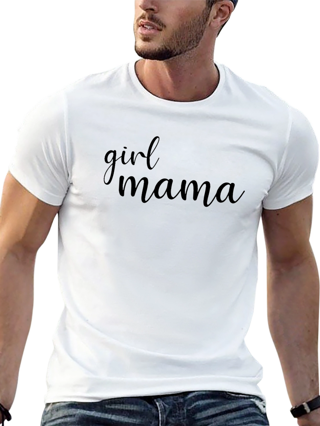 Girl Mama Graphic Tee - Stylish Mom Life Shirt