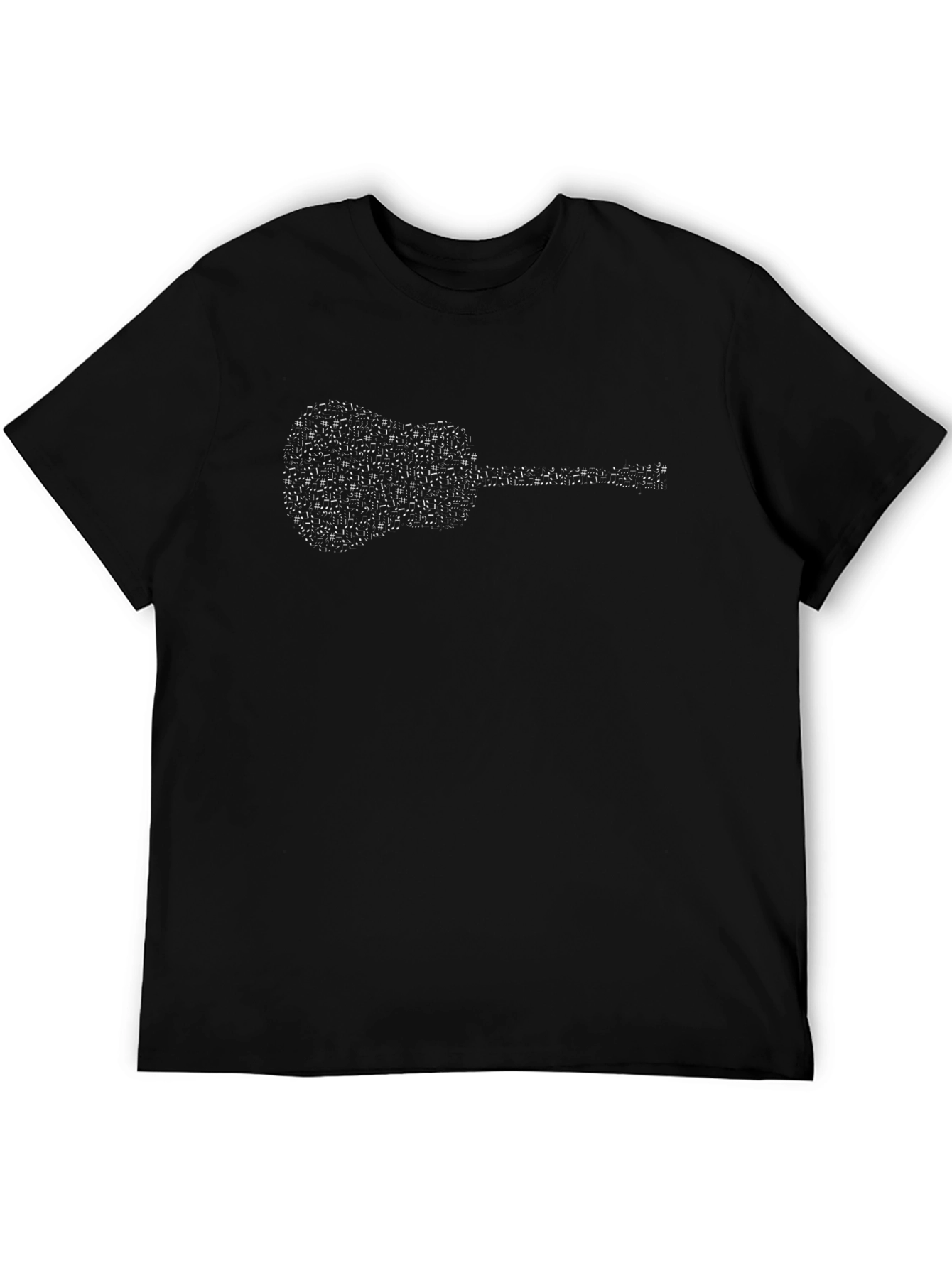 Musical Notes Guitar Graphic Tee