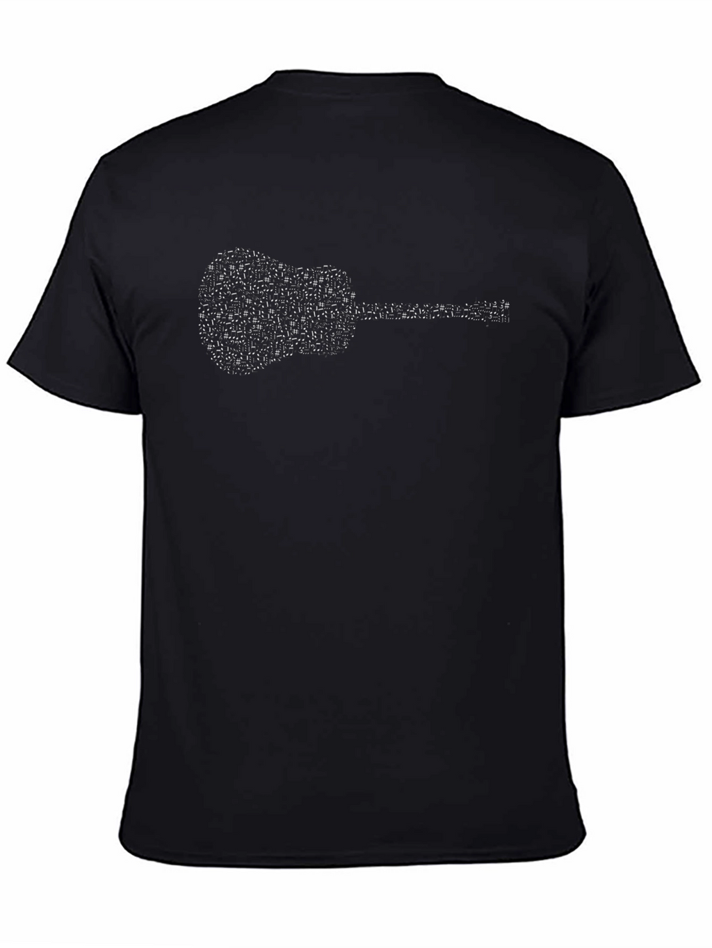 Musical Notes Guitar Graphic Tee