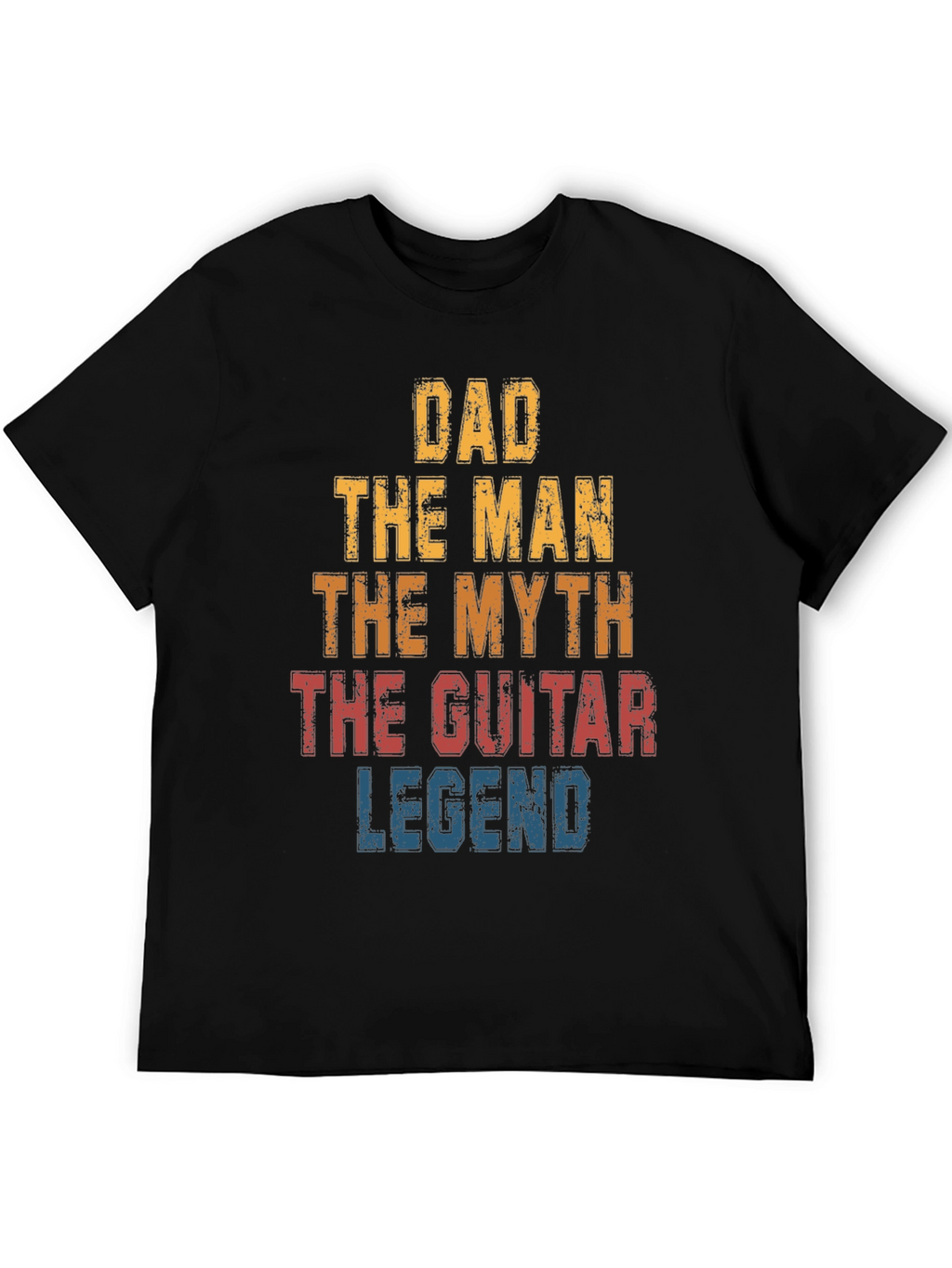 Dad The Man The Myth Guitar Legend T-Shirt