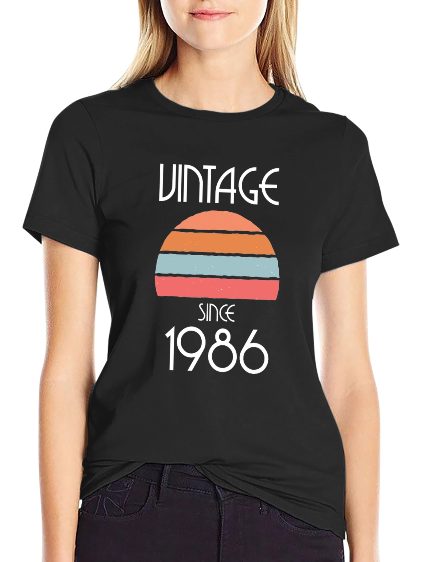 Vintage Since 1986 Graphic Tee - Retro Birthday Shirt
