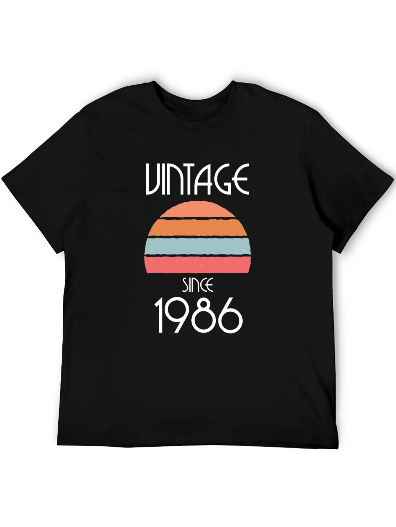 Vintage Since 1986 Graphic Tee - Retro Birthday Shirt