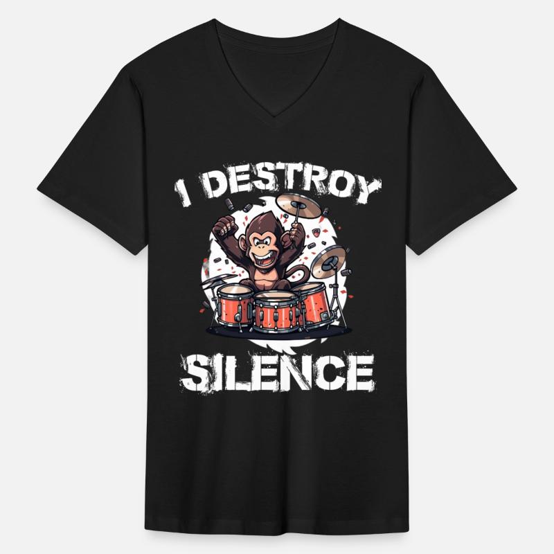 I Destroy Silence Monkey Drums