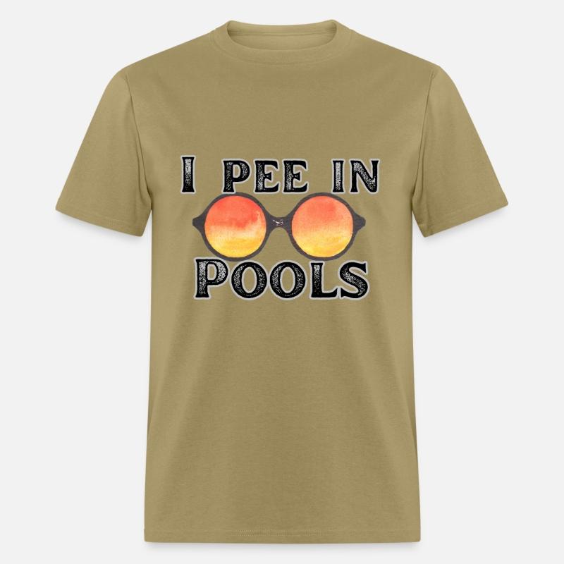 I pee in pools t-shirts man and woman