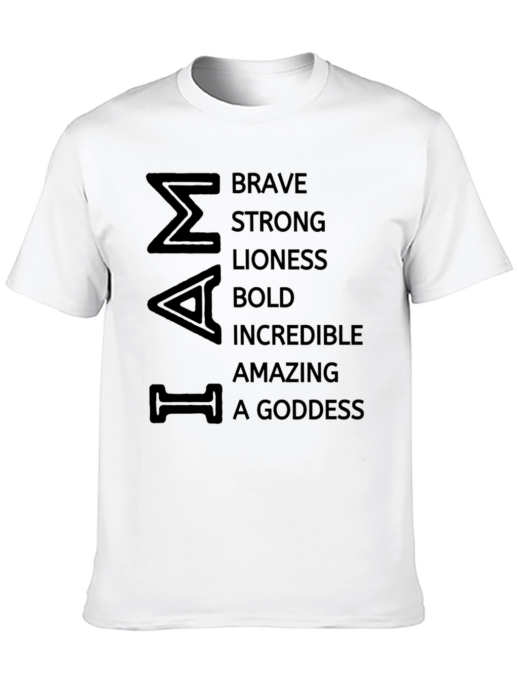 I Am Brave T-Shirt - Womens Empowerment