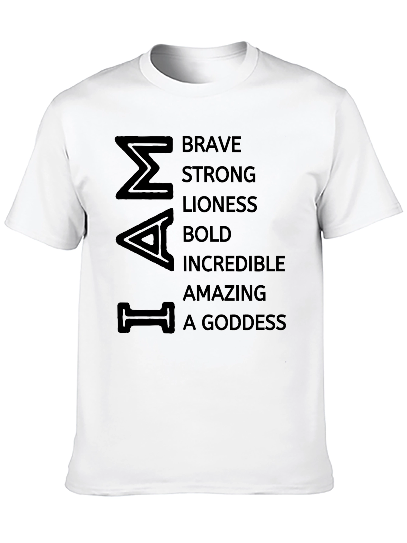 I Am Brave T-Shirt - Womens Empowerment