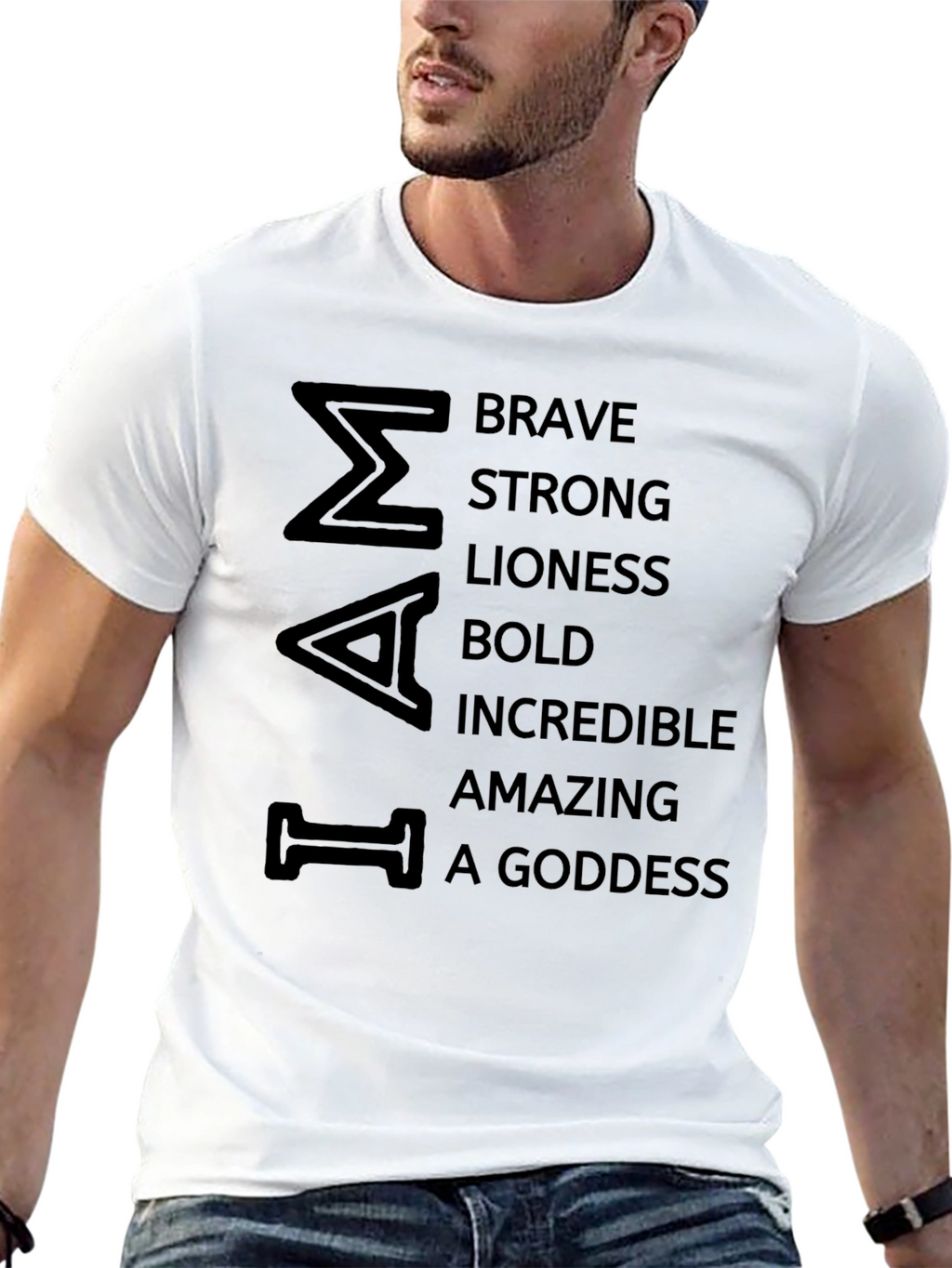 I Am Brave T-Shirt - Womens Empowerment