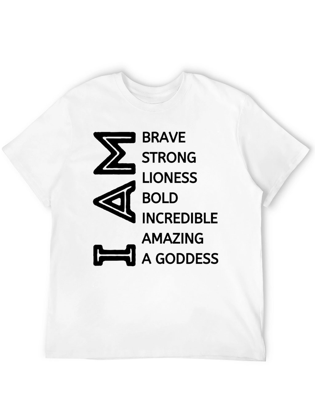 I Am Brave T-Shirt - Womens Empowerment