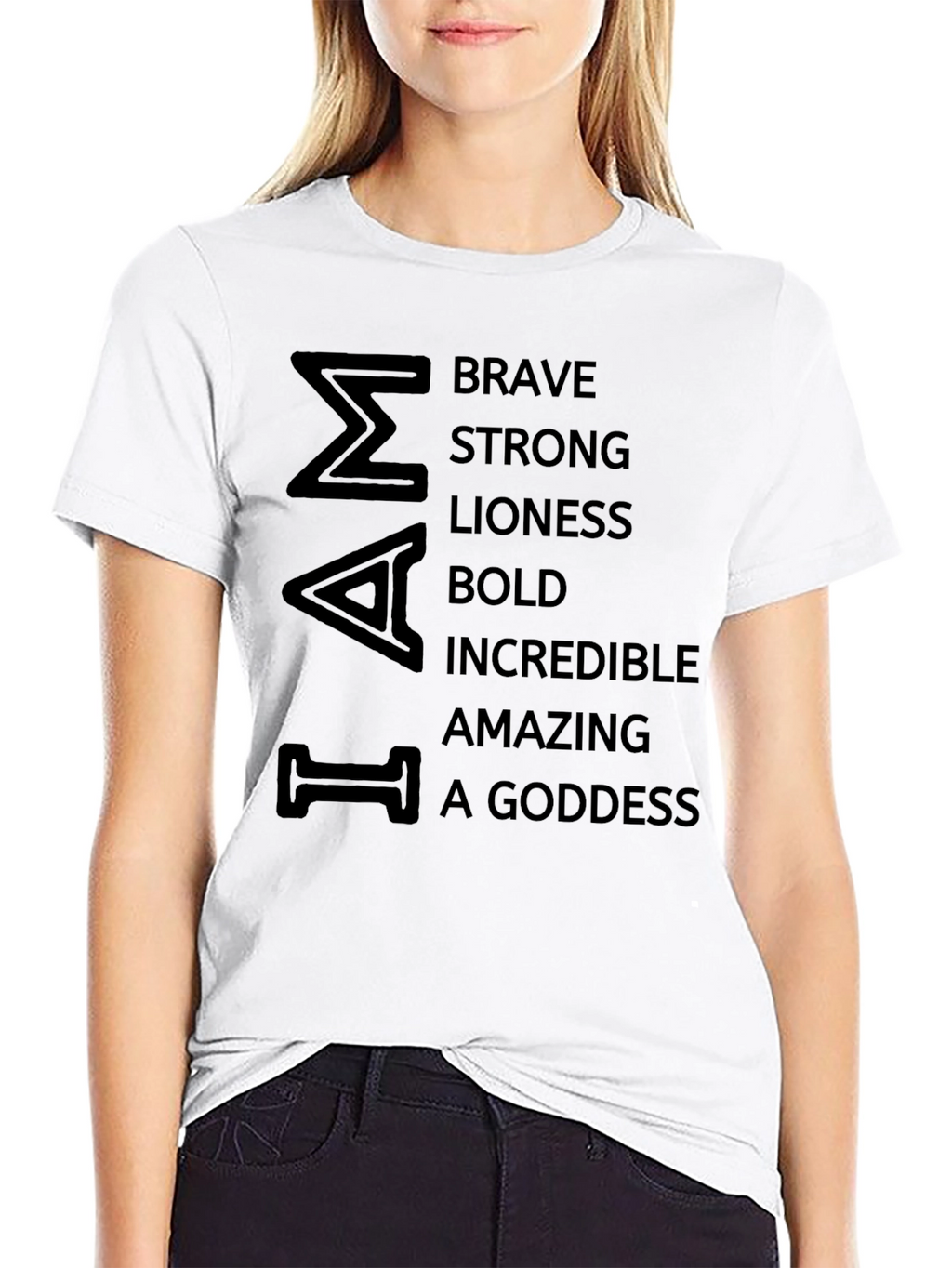 I Am Brave T-Shirt - Womens Empowerment