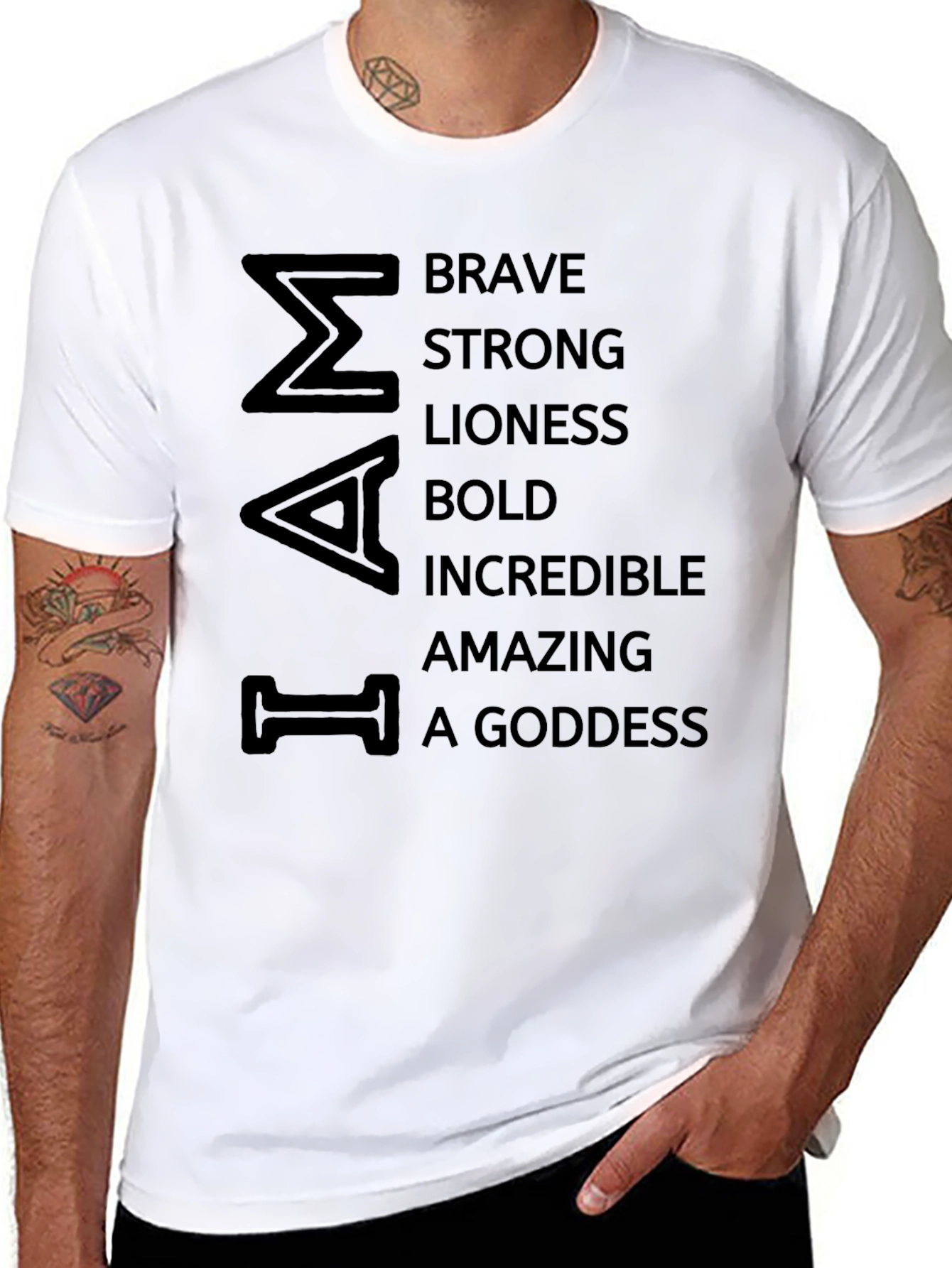I Am Brave T-Shirt - Womens Empowerment