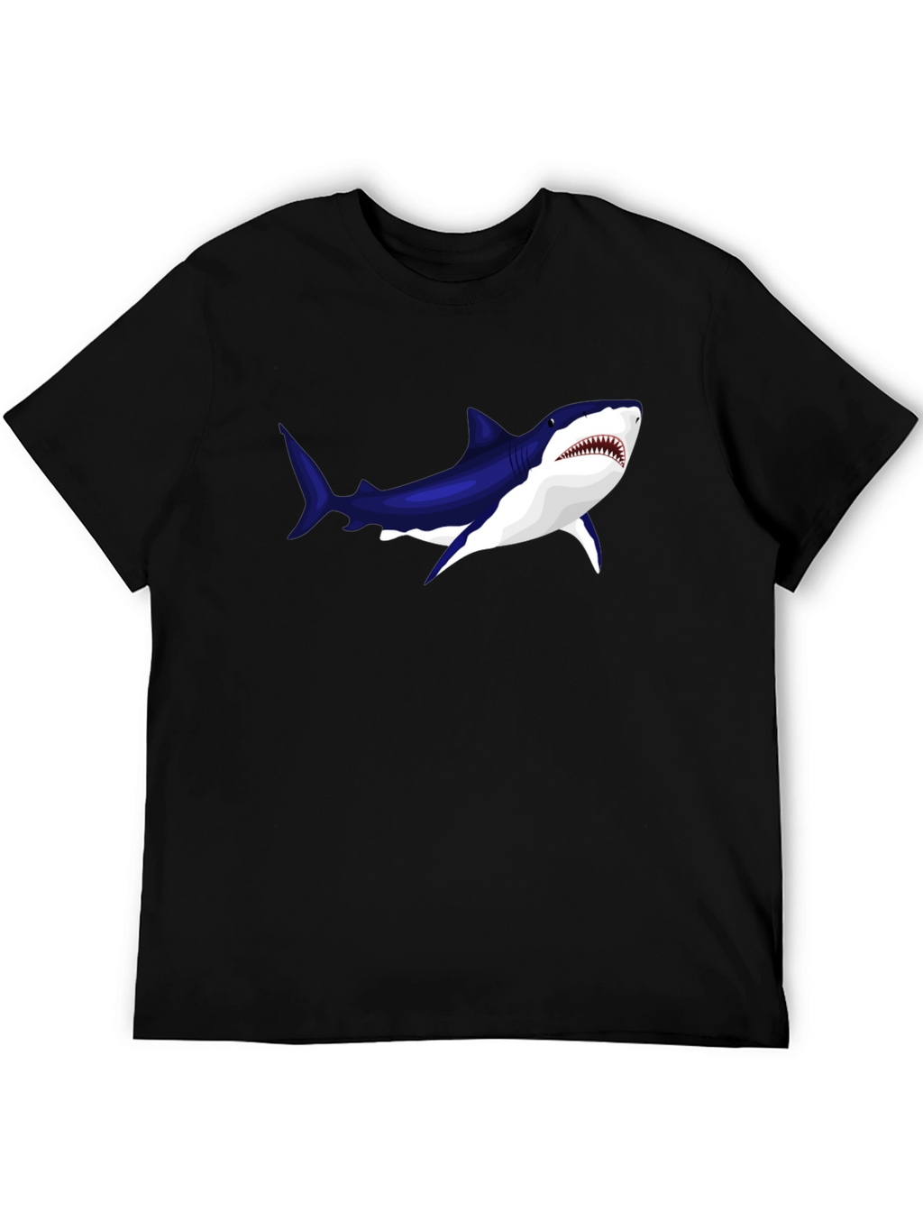 Cool Shark Graphic Black T-Shirt