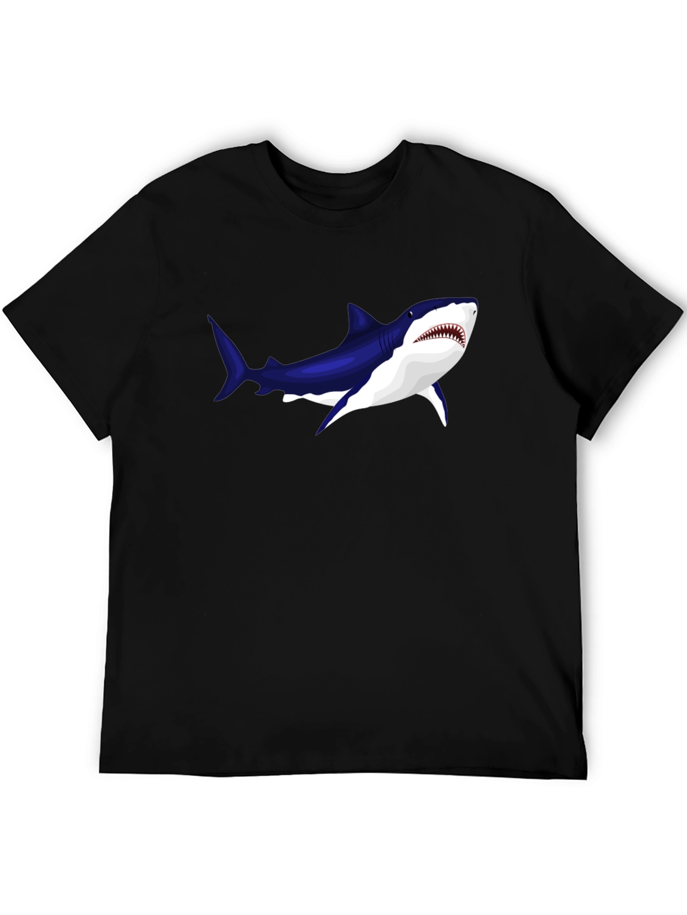 Cool Shark Graphic Black T-Shirt