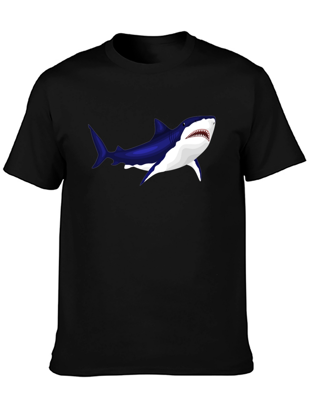 Cool Shark Graphic Black T-Shirt