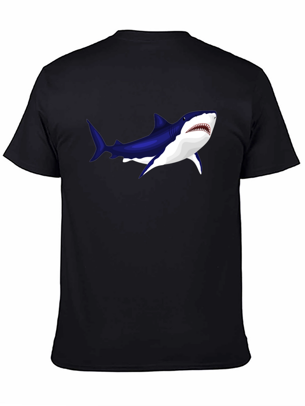 Cool Shark Graphic Black T-Shirt