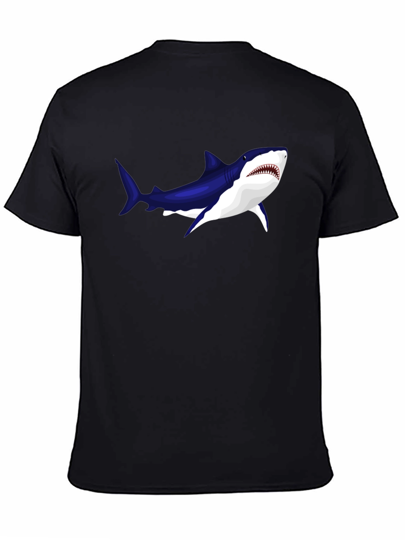 Cool Shark Graphic Black T-Shirt