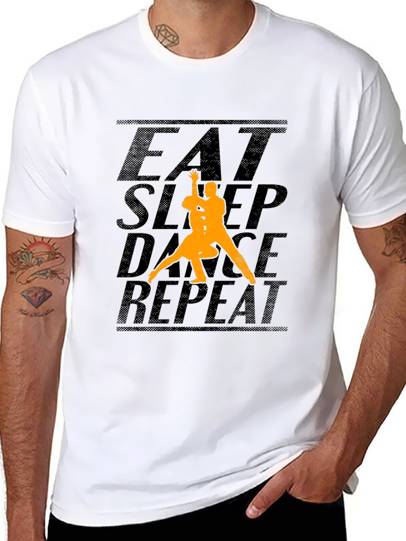 Eat Sleep Dance Repeat Graphic T-Shirt