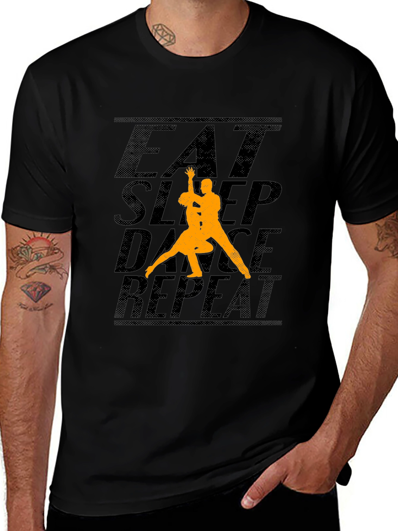 Eat Sleep Dance Repeat Graphic T-Shirt