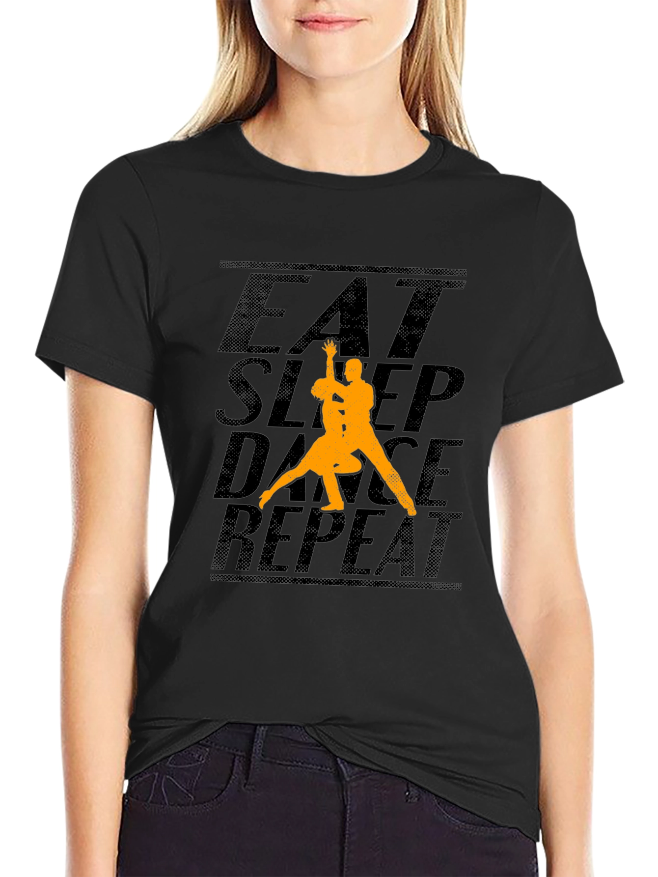 Eat Sleep Dance Repeat Graphic T-Shirt
