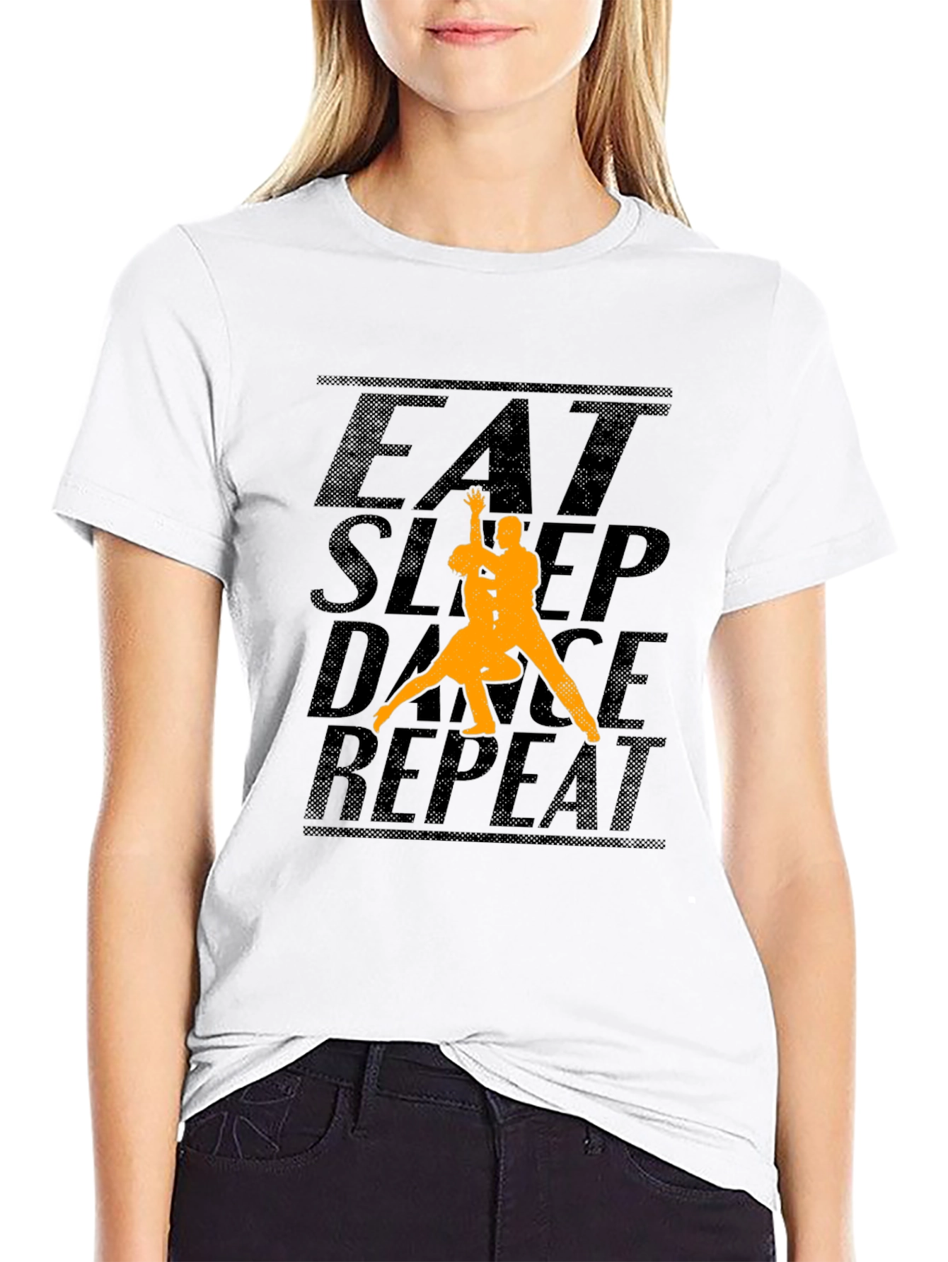Eat Sleep Dance Repeat Graphic T-Shirt