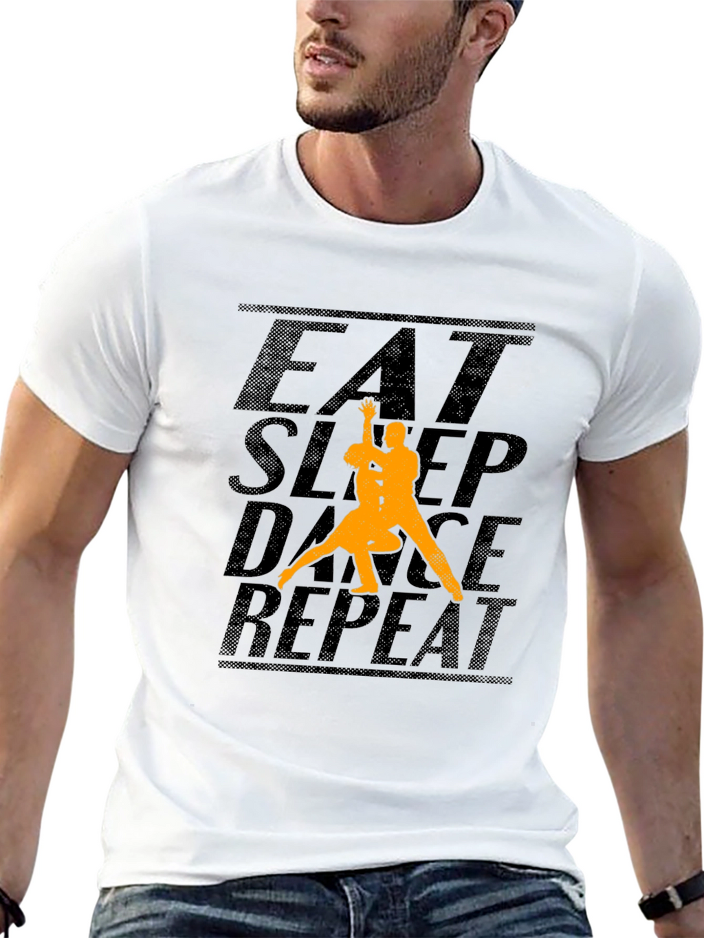 Eat Sleep Dance Repeat Graphic T-Shirt