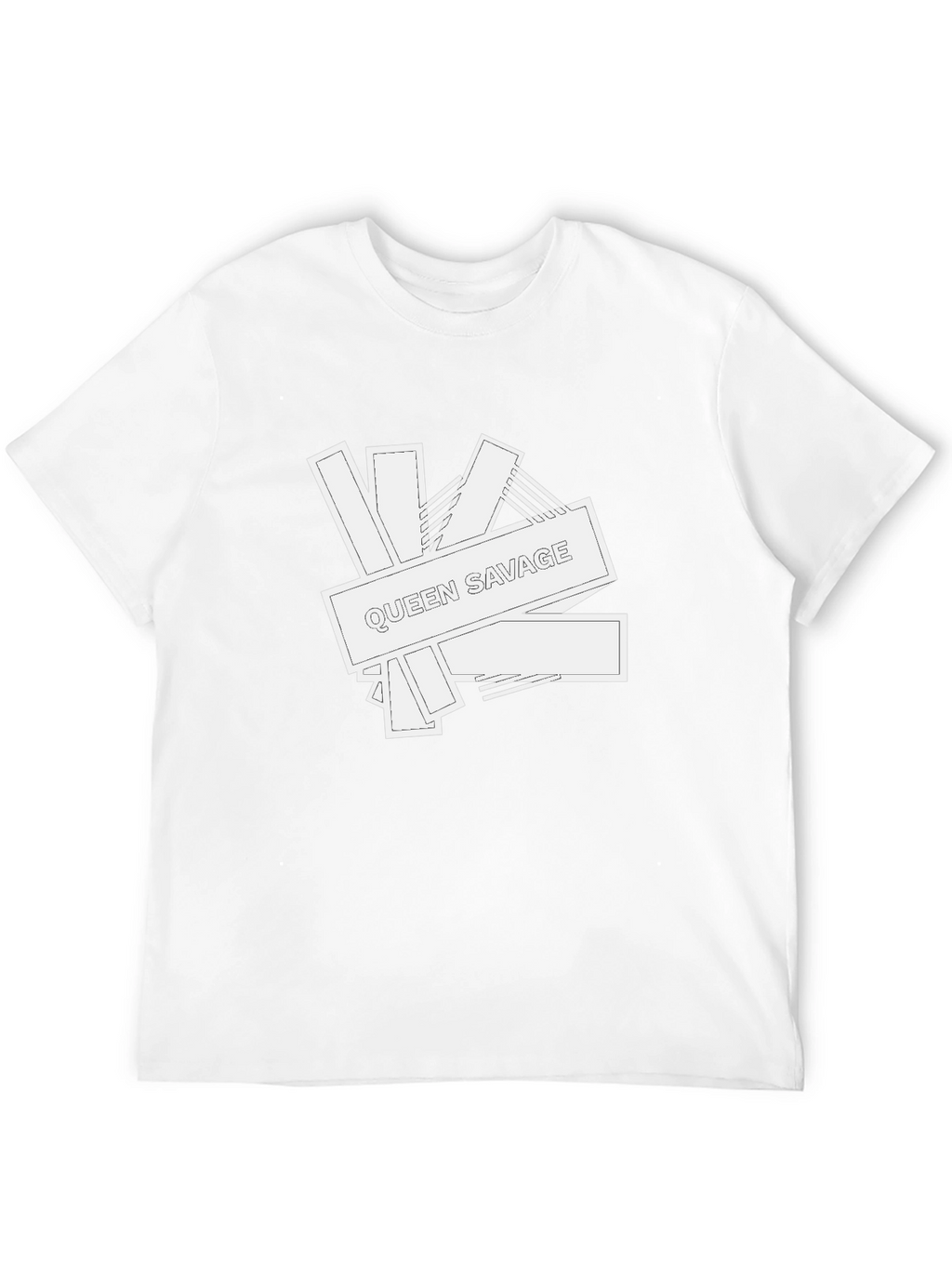 Queen Savage Graphic Print Black T-Shirt