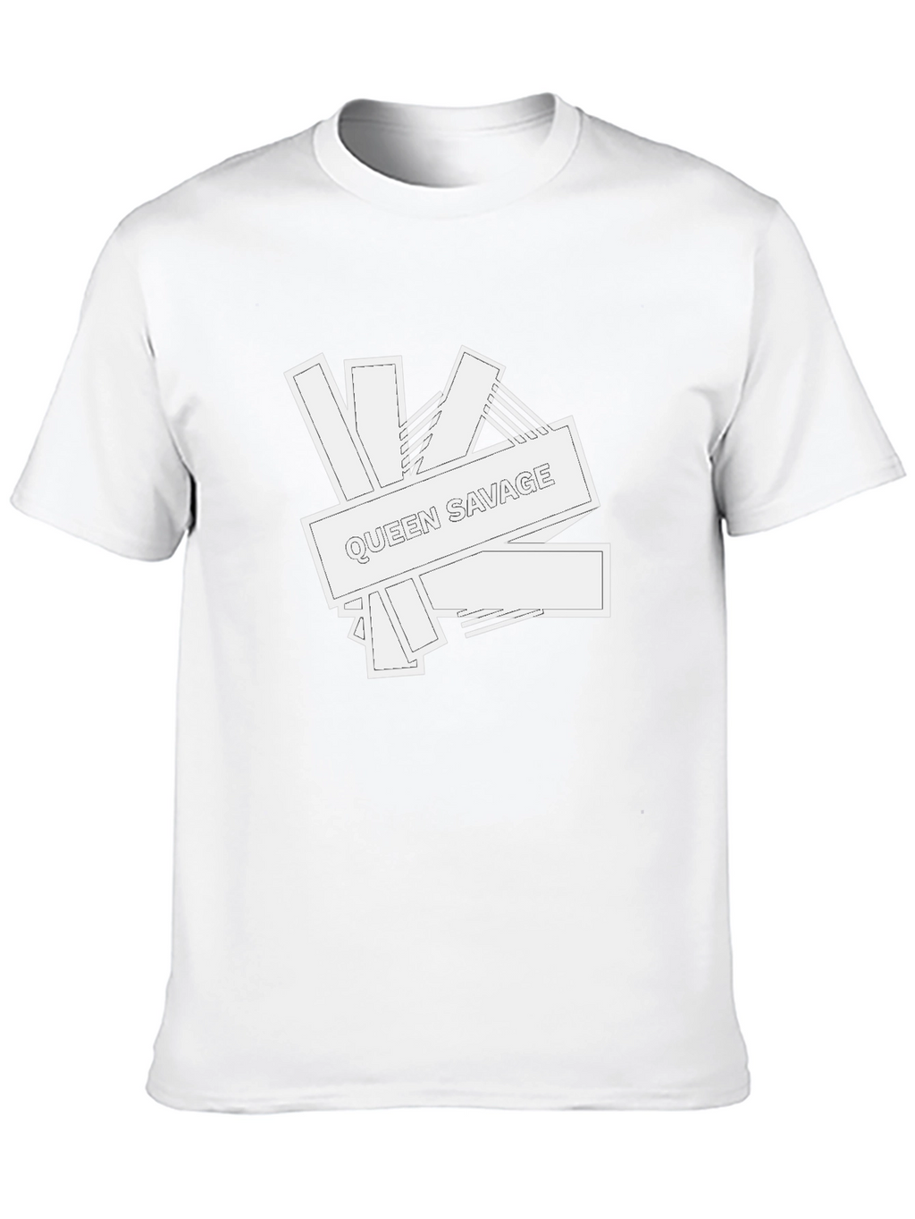 Queen Savage Graphic Print Black T-Shirt