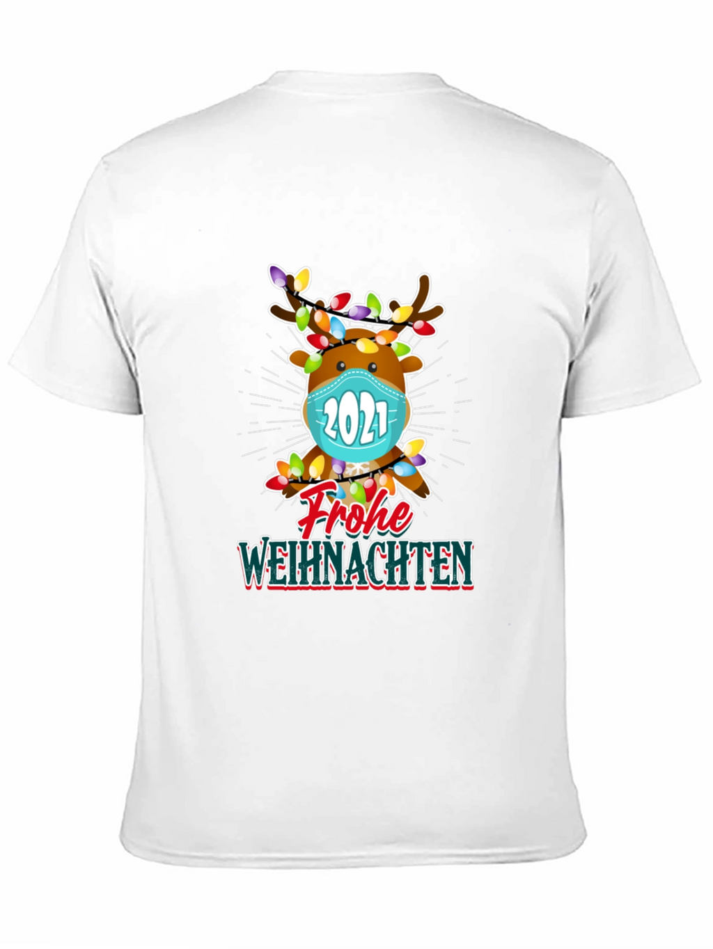 Festive Reindeer 2021 Christmas T-Shirt
