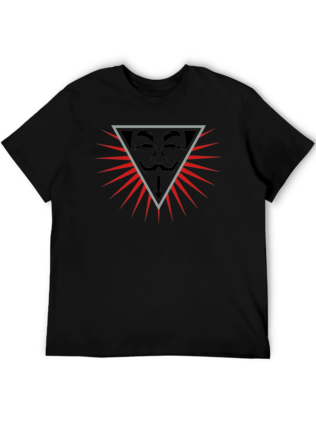Anonymous Mask Graphic Tee - Bold Statement Shirt