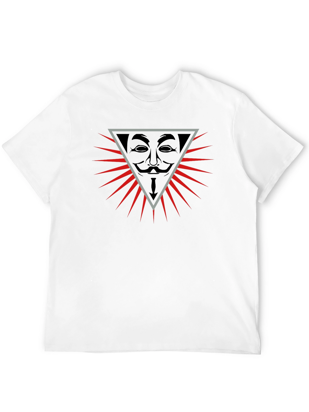Anonymous Mask Graphic Tee - Bold Statement Shirt