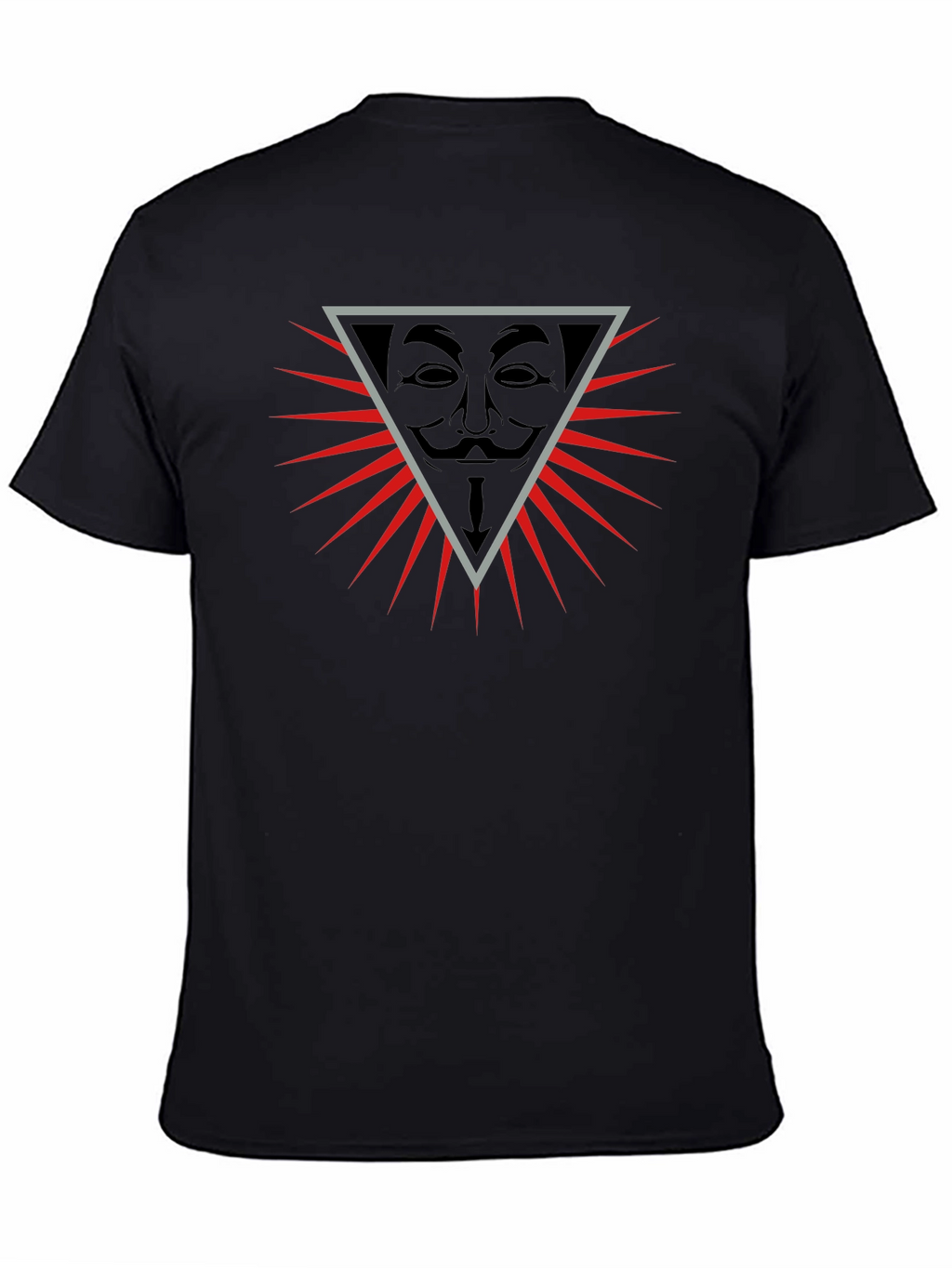 Anonymous Mask Graphic Tee - Bold Statement Shirt
