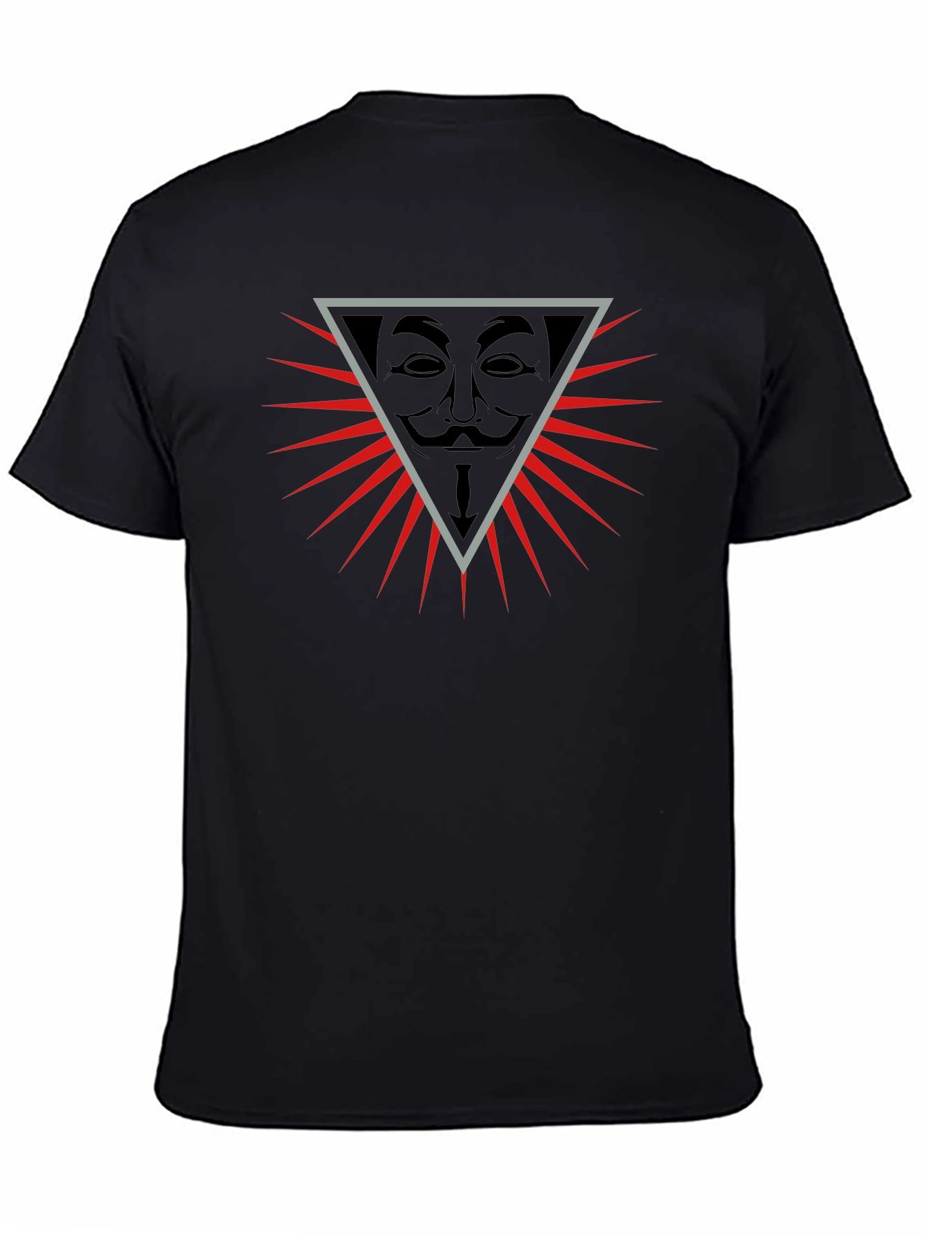 Anonymous Mask Graphic Tee - Bold Statement Shirt