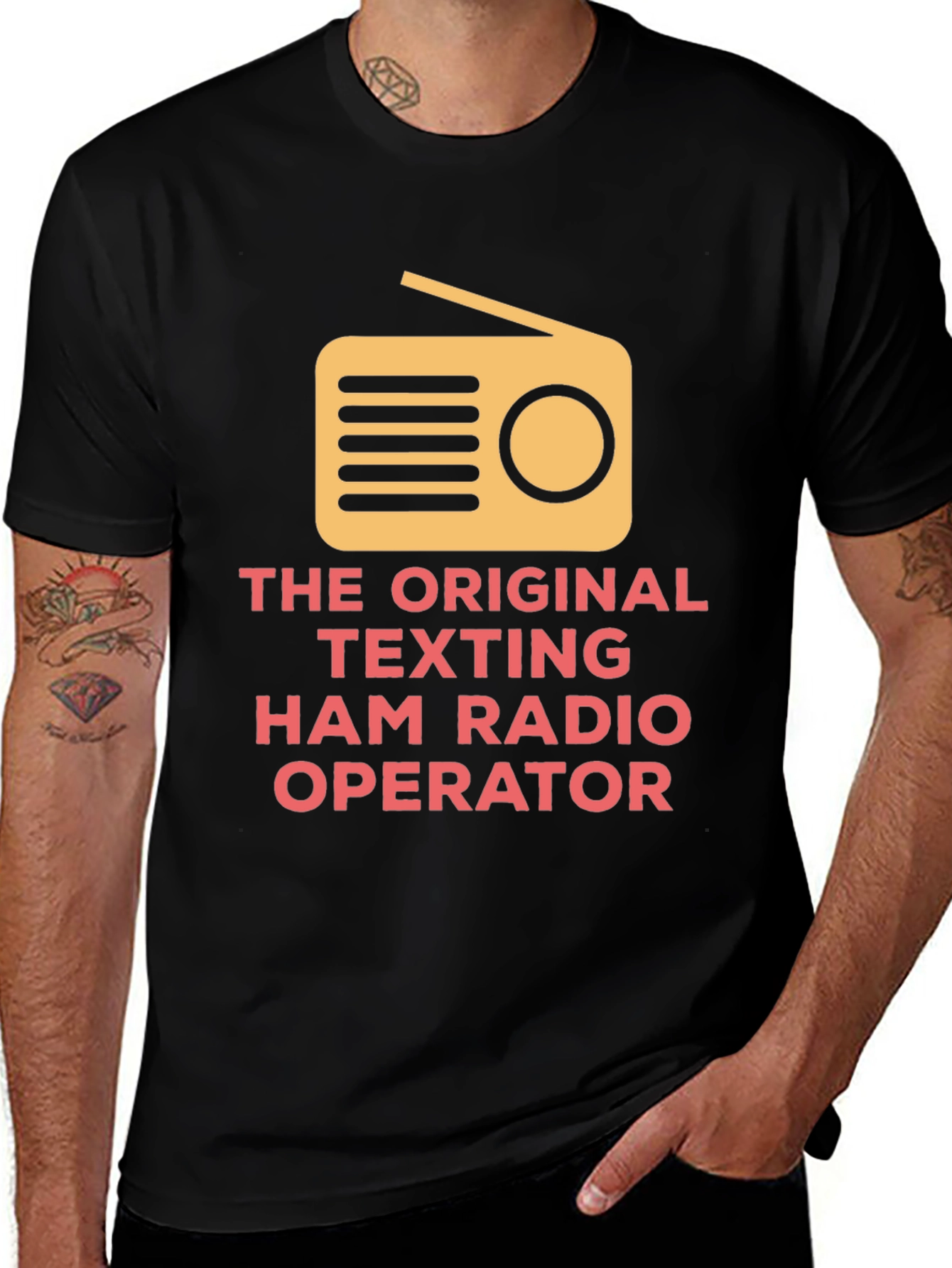 Original Texting Ham Radio Operator T-Shirt
