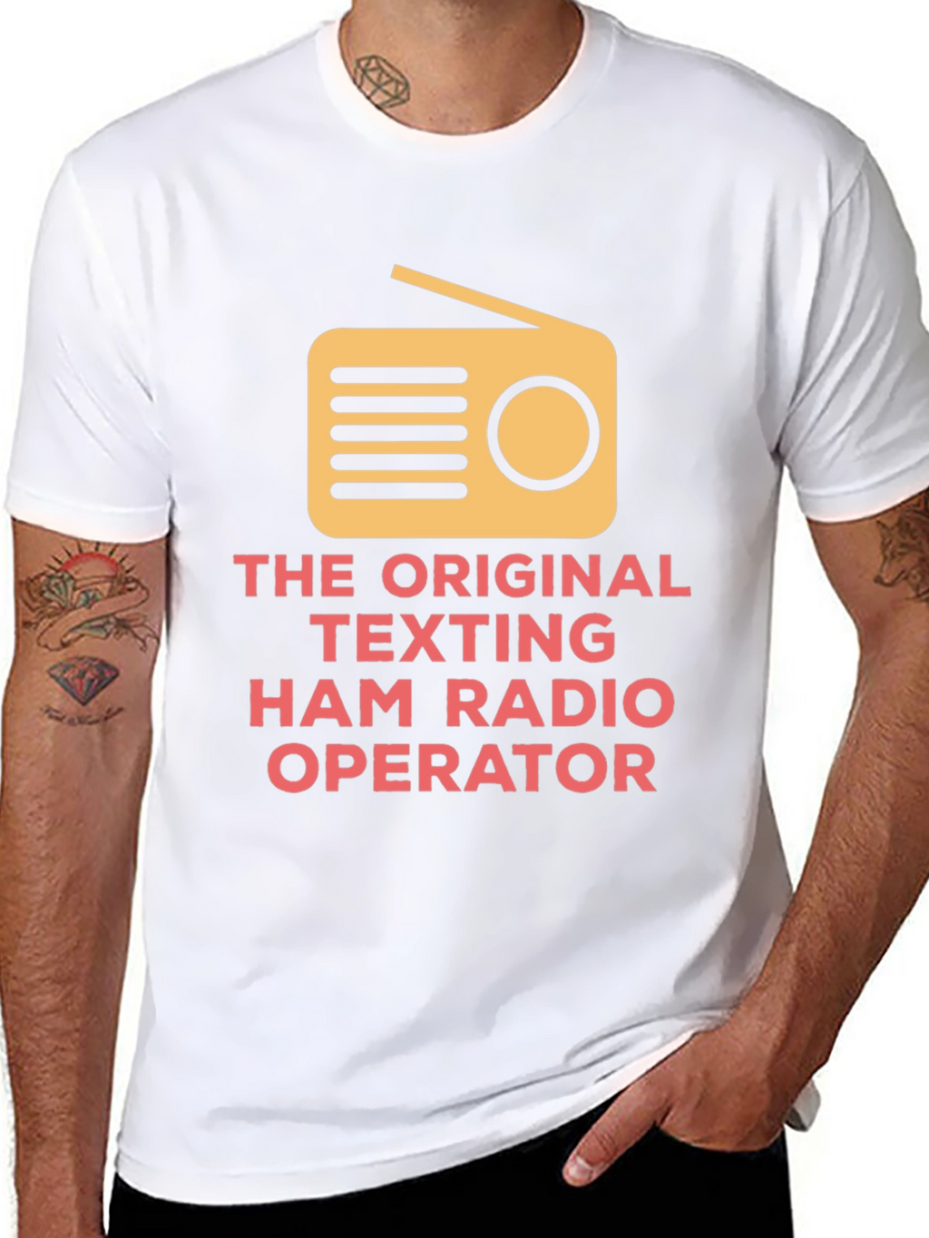 Original Texting Ham Radio Operator T-Shirt