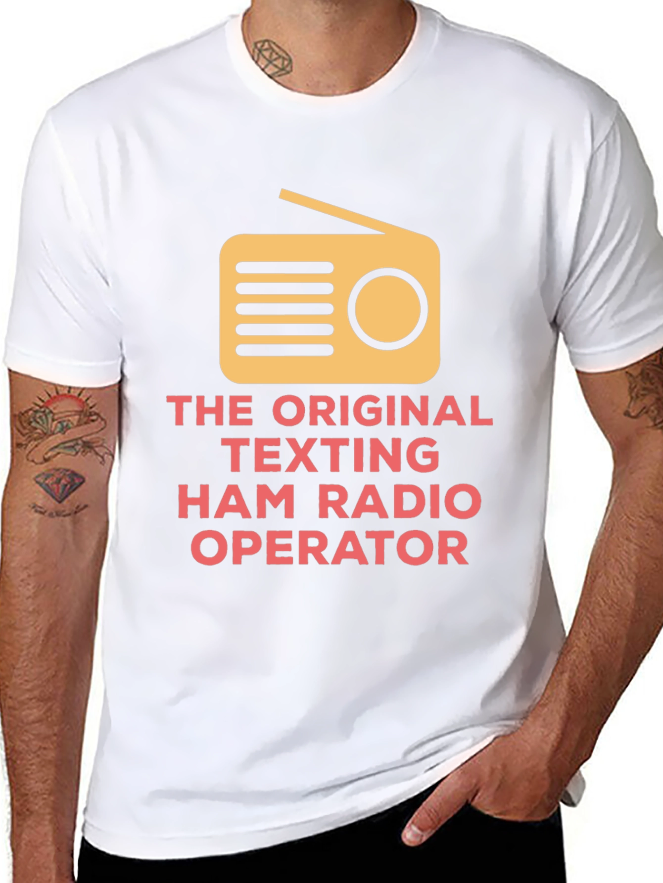 Original Texting Ham Radio Operator T-Shirt