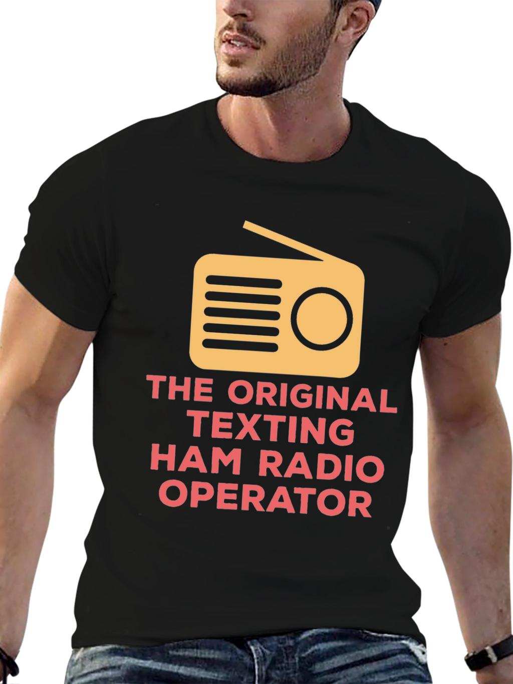 Original Texting Ham Radio Operator T-Shirt