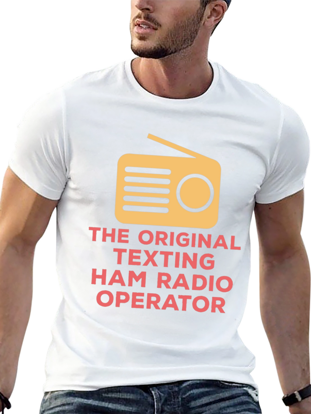 Original Texting Ham Radio Operator T-Shirt