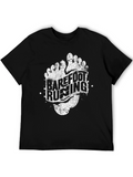 Barefoot Running Graphic Tee - Comfort & Style