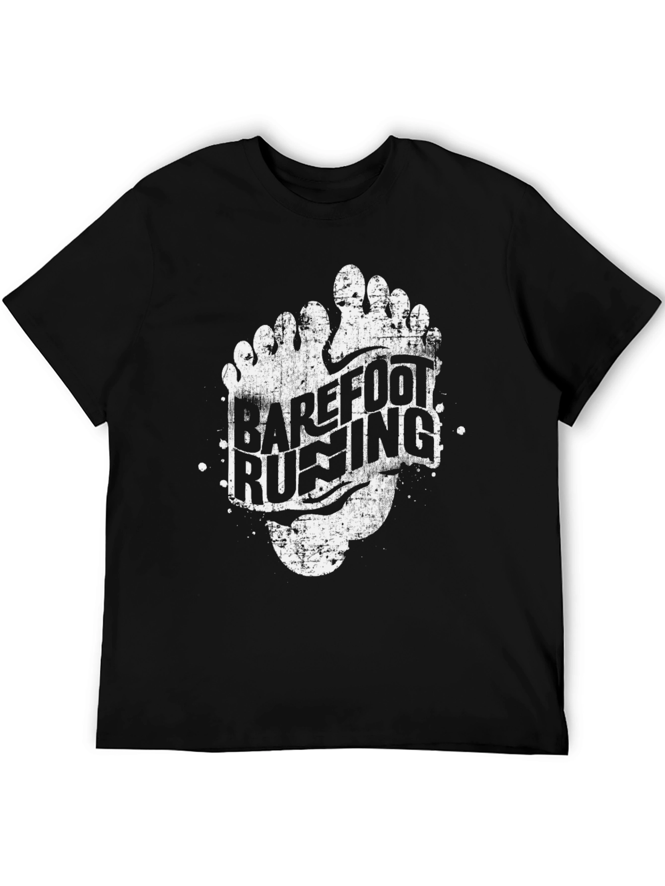 Barefoot Running Graphic Tee - Comfort & Style