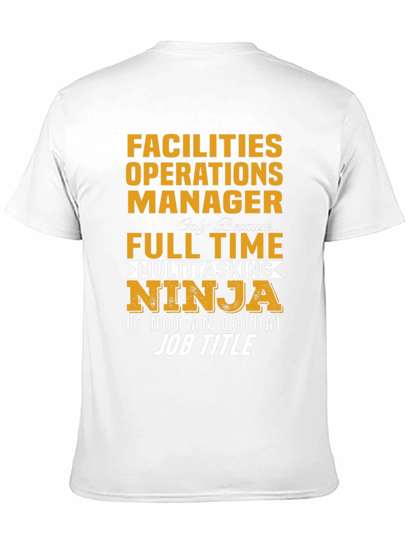 Facilities Operations Manager Ninja T-Shirt