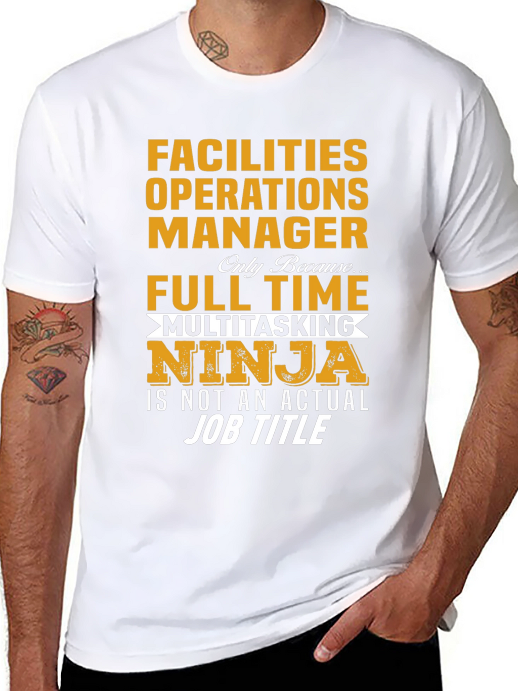 Facilities Operations Manager Ninja T-Shirt