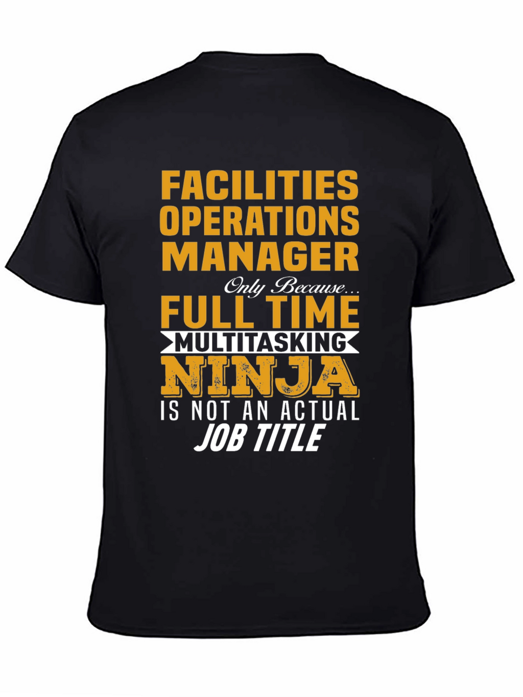 Facilities Operations Manager Ninja T-Shirt