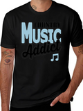Country Music Addict Black T-Shirt