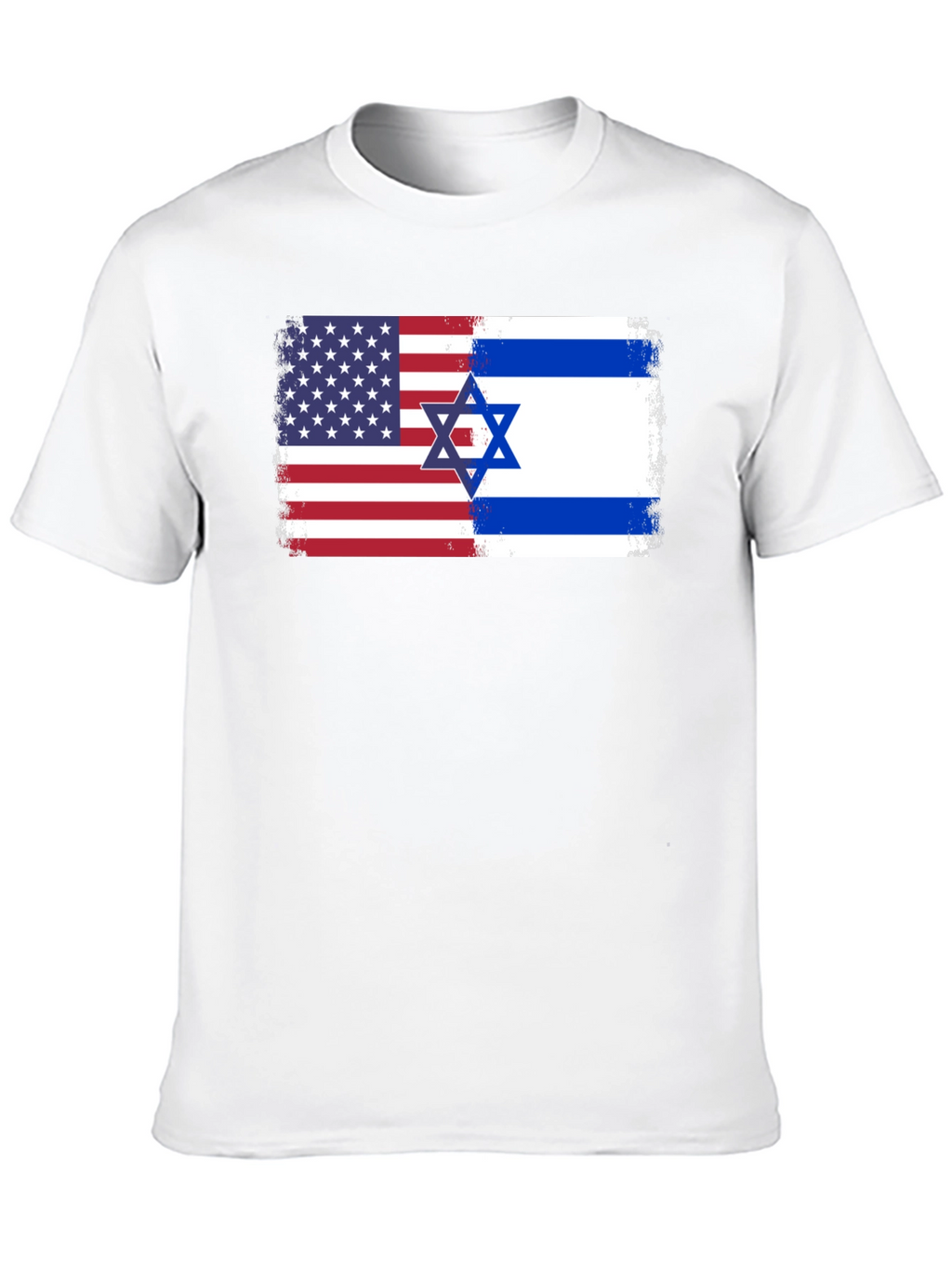 USA Israel Flag Graphic T-Shirt