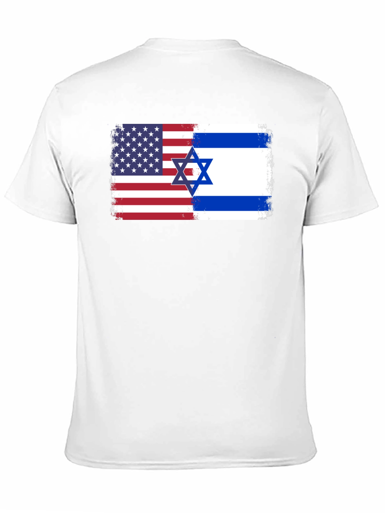 USA Israel Flag Graphic T-Shirt