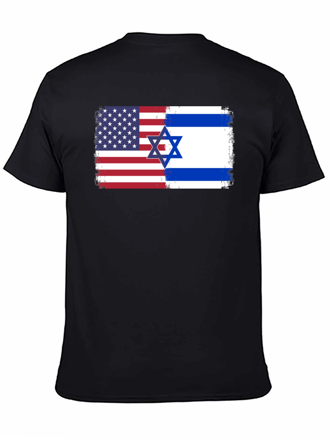 USA Israel Flag Graphic T-Shirt